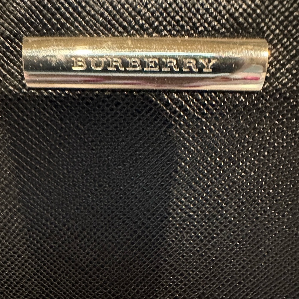 Burberry Black Leather Tote Handbag - Picture 2 of 8